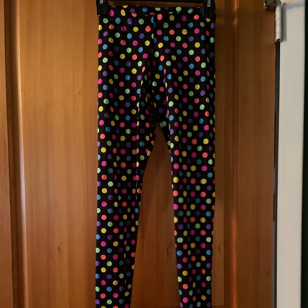 Black Milk S: polka dot leggings; excellent condition.